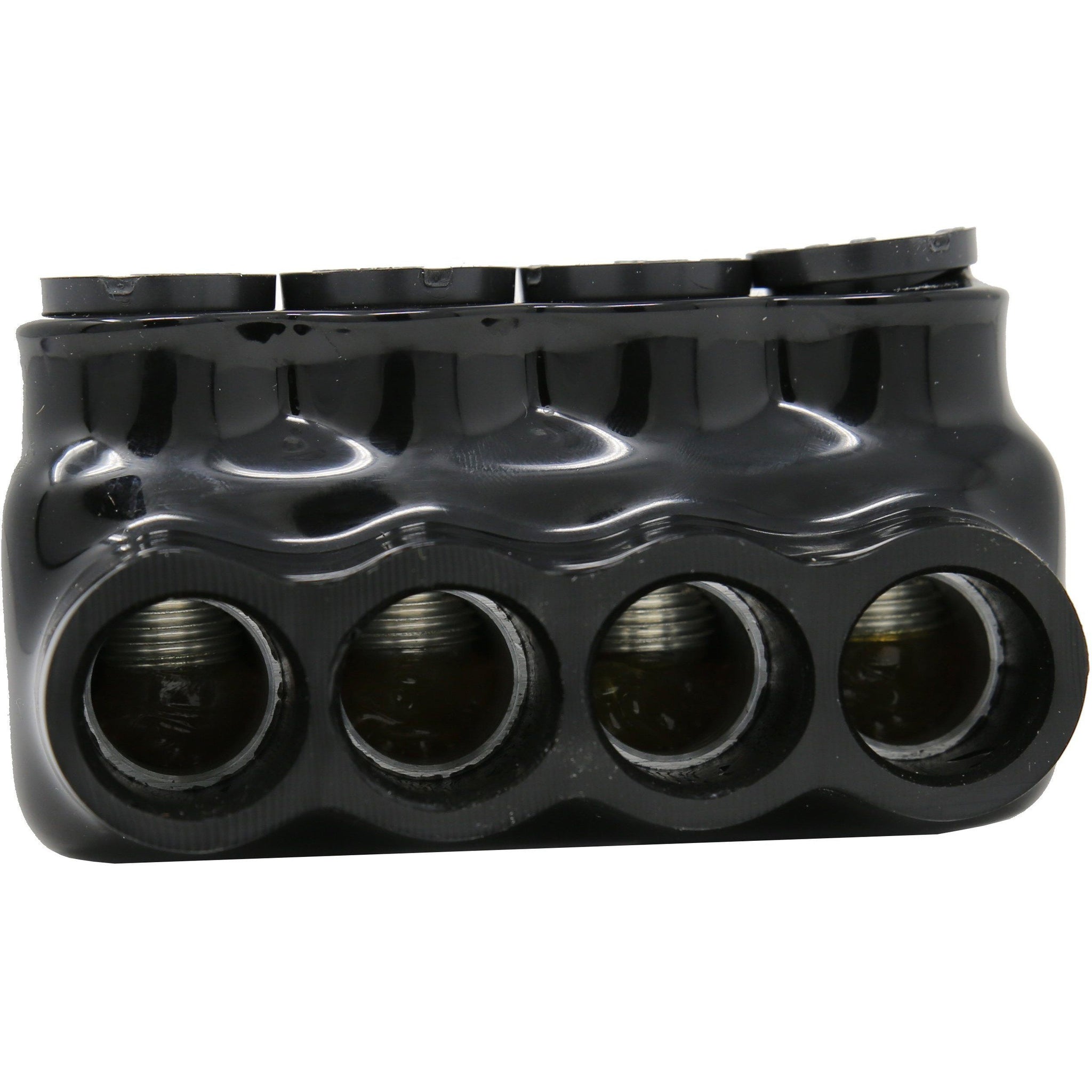 4.02” L, 4 port, insulated multitap connector, dual-sided entry, 250-6 wire range MICD250-4